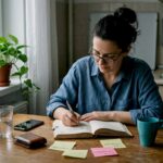 O femeie își organizează consultația ginecologică chiar din confortul casei sale.