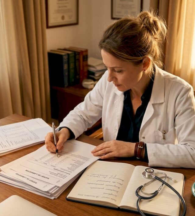 Medic care interpretează rezultatele analizelor hormonale