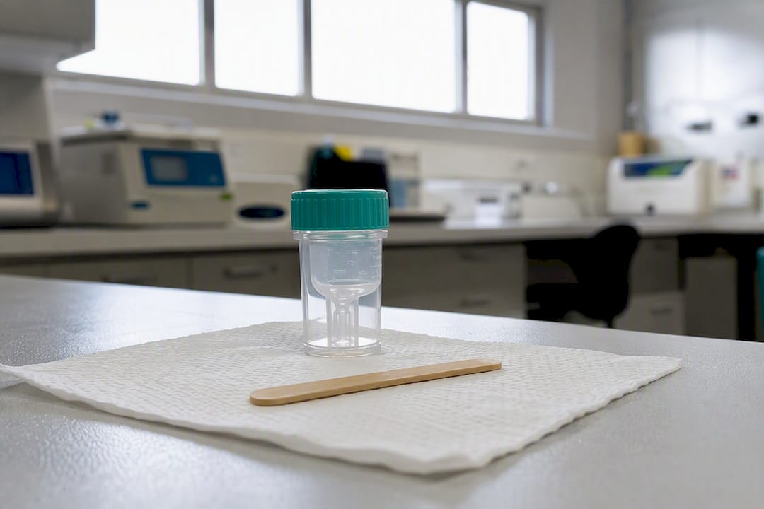 Kit de testare pentru calprotectină fecală pe blatul din baie