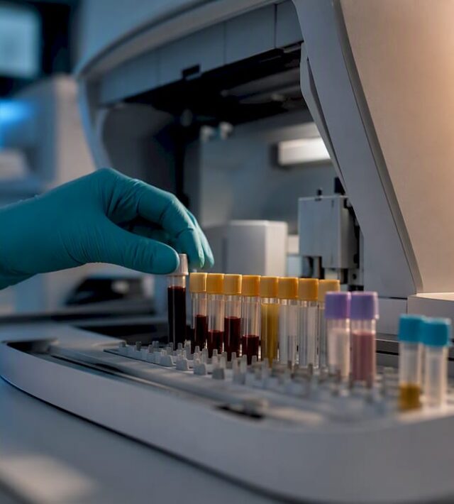 Analizor pentru profil lipidic într-un laborator clinic