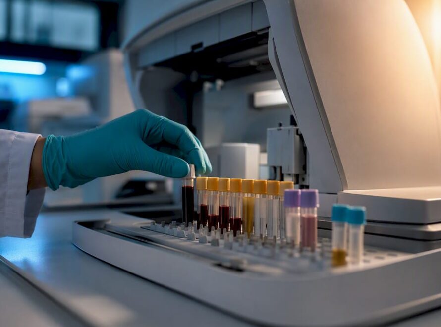 Analizor pentru profil lipidic într-un laborator clinic