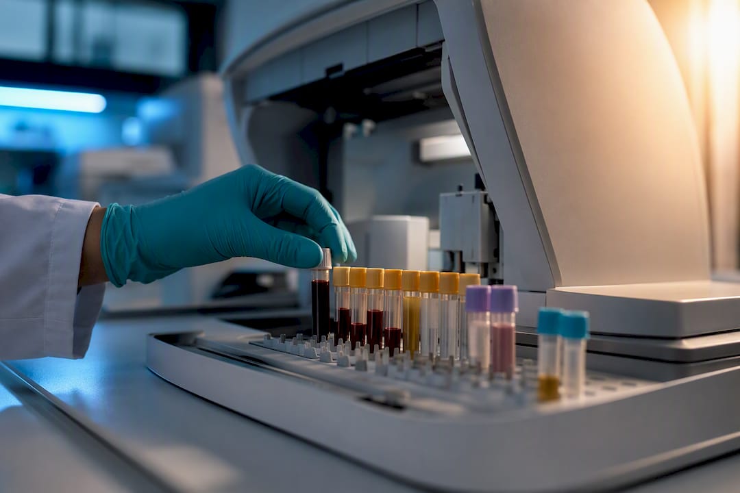 Analizor pentru profil lipidic într-un laborator clinic